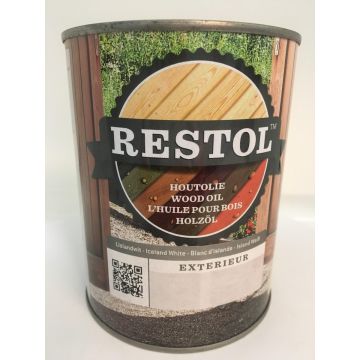 Restol Houtolie Zijdeglans 1L IJslandwit