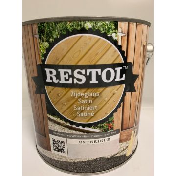 Restol Houtolie Zijdeglans 2,5L IJslandwit - Hout en Bouwmaterialen - 2023