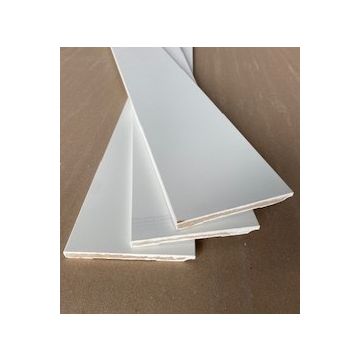 LWK: MDF Plint 12x140x2440 mm FSC, wit voorgelakt - Hout en Bouwmaterialen - 2023