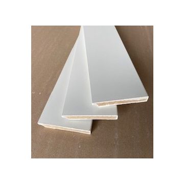 LWK: MDF Plint 18x120x2440 mm FSC, wit voorgelakt - Hout en Bouwmaterialen - 2023