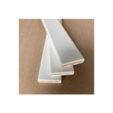 LWK: MDF Koplat recht E 12x45x2440mm FSC, wit voorgelakt - Hout en Bouwmaterialen - 2023