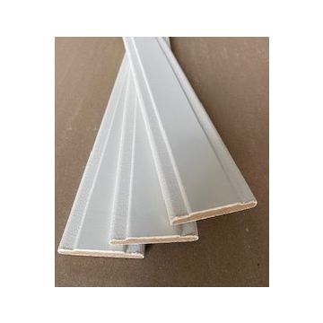 LWK: MDF Koplat Klassiek recht 12x68x2440mm FSC, wit voorgelakt - Hout en Bouwmaterialen - 2023