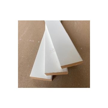 LWK: MDF Halve koplat E 12x45x2440mm FSC, wit voorgelakt - Hout en Bouwmaterialen - 2023