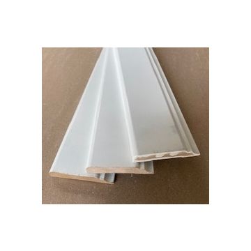 LWK: MDF Deurlijst chambrant 12x68x2440 mm FSC, wit voorgelakt - Hout en Bouwmaterialen - 2023