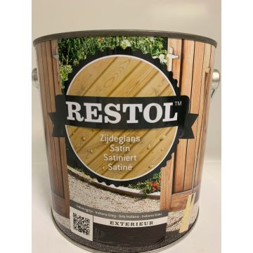 Restol Houtolie Zijdeglans 2,5L Indianagrijs - Hout en Bouwmaterialen - 2023