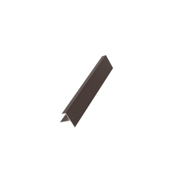 Start-, Eind- en Bovenprofiel Aluminium Walnoot 2900mm
