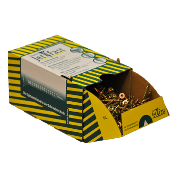 Jet Fast spaanplaatschroeven 4.0x40mm voldraad 200st