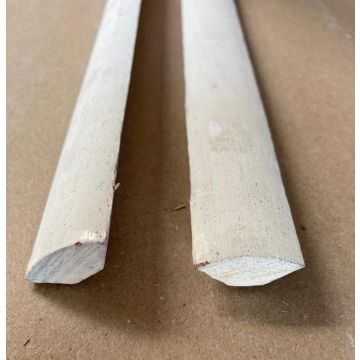 LWK: Meranti Kwartrond 18x18x2750mm gegrond