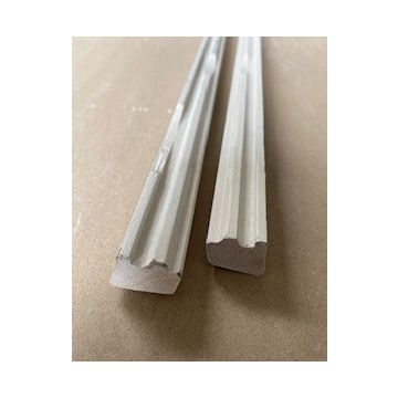 LWK: Meranti Ventilerende glaslat L2 21x25x2750mm, wit gegrond - Hout en Bouwmaterialen - 2023