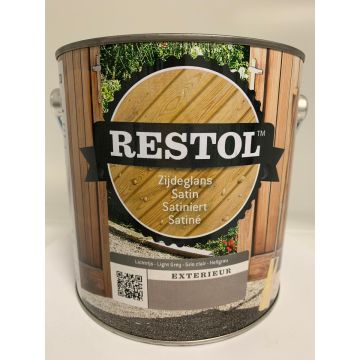 Restol Houtolie Zijdeglans 2,5L Lichtgrijs - Hout en Bouwmaterialen - 2023