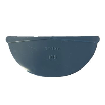 PVC eindstuk mastgoot 105mm S-lon