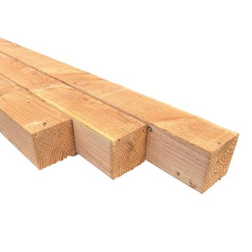 Douglas Lariks 120x120x3000mm paal onbehandeld