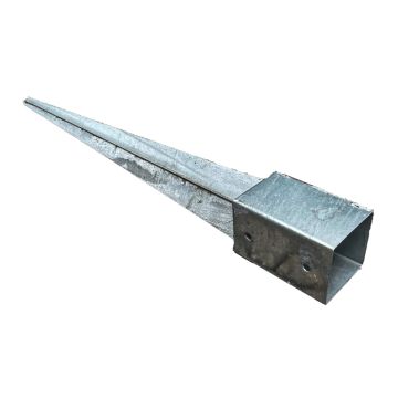 palensteun gepunt verzinkt 90x90x750mm
