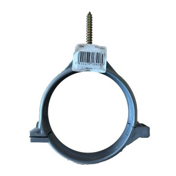 PVC regenpijpbeugel met schroef 80mm S’Lon