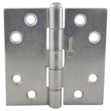 Ivana scharnier met rechte hoek gegalvaniseerd 63mmx63mm