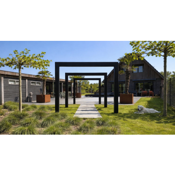 HBM pergola - 2 poots zwart