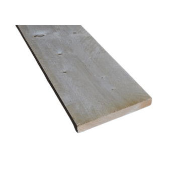 Vuren vlotdelen zwart geïmpregneerd 25x275x2500mm