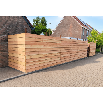 Complete zweeds rabat schutting blank 5 meter