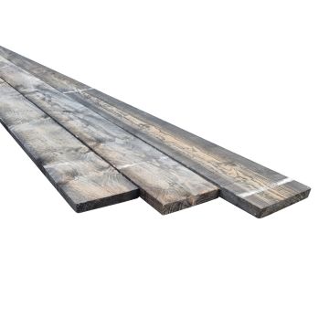 Vuren steigerplank old look grijs geïmpregneerd 30x195x1000mm