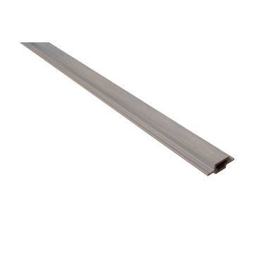 Composiet verbindingsprofiel vegrijsd eiken kleur 2900 mm – profiel voor naadloze aansluiting van gevelplanken.