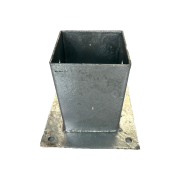 Vloerpaalhouder verzinkt 90x90mm