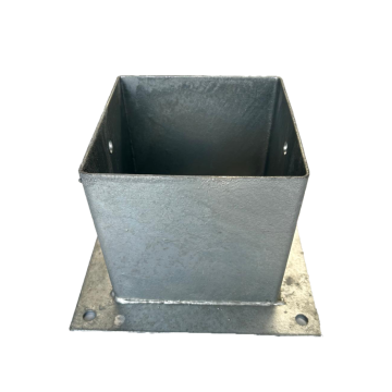 Vloerpaalhouder verzinkt 12x12 cm