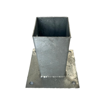 Vloerpaalhouder verzinkt 70x70mm