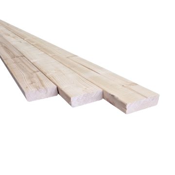 Vuren balk/regel - SLS/CLS geschaafd ronde hoek 38x89x3000mm - Hout en Bouwmaterialen - 2023