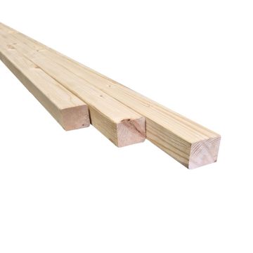 Vuren balk geschaafd 44x44x3000mm