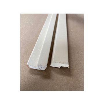 LWK: Meranti Glaslat ZS12 12x32x2750 mm, wit gegrond - Hout en Bouwmaterialen - 2023