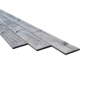 Douglas Lariks tuinplank zwart geschaafd 16x140x5000mm