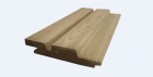 Deens Rabat 28x145x4200 mm Dubbel Rhombusprofiel Groen Geïmpregneerd