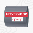 PVC lijmmof 110mm m-m