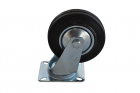 Zwenkwiel 125 mm rubber 100 kg - Hout en Bouwmaterialen - 2023