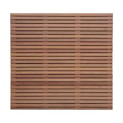Tuinscherm Hardhout fijn lamel Keruing premium KD 1800x1800 