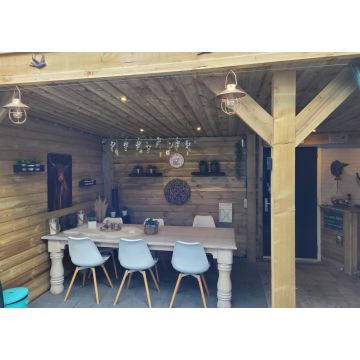 HBM Douglas Overkapping - aan huis of vrijstaand - 500x250 cm - Groen