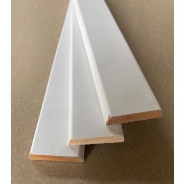LWK: Hardhouten Koplat Schuin B 12x45x2450mm gegrond  - Hout en Bouwmaterialen - 2023