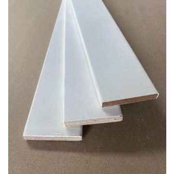 LWK: Hardhouten Koplat Recht E 12x68x2450mm gegrond  - Hout en Bouwmaterialen - 2023