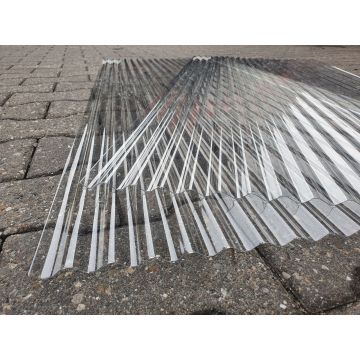 PVC Golfplaat Helder 32/9 1530x660mm - Hout en Bouwmaterialen - 2023