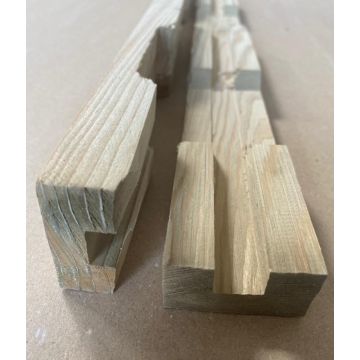 LWK: Vuren ventilerende achterlat geïmpregneerd 21x45x2400mm