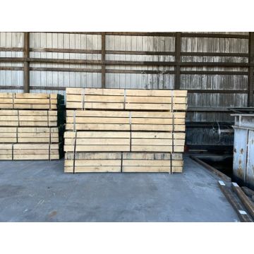 Eiken palen fijnbezaagd Amerikaans wit 150x150x3000mm