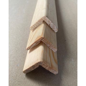 LWK: Grenen Hoeklat 28x28x2700 mm