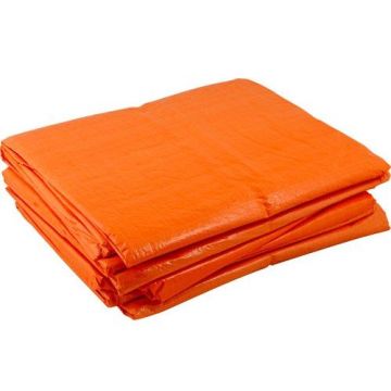 Dekkleed oranje/blauw 2 x 3m  - Hout en Bouwmaterialen - 2023