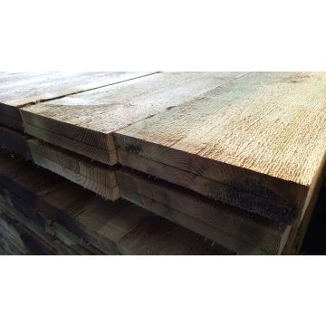 Schuttingplank tuinplank fijn bezaagd geïmpregneerd 20x200x4000mm