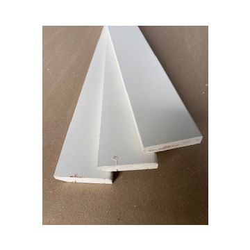 LWK: MDF Plint 12x55x2440 mm FSC, wit voorgelakt 