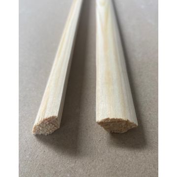 LWK: Grenen Kwartrond 14x14x2700mm - Hout en Bouwmaterialen - 2023