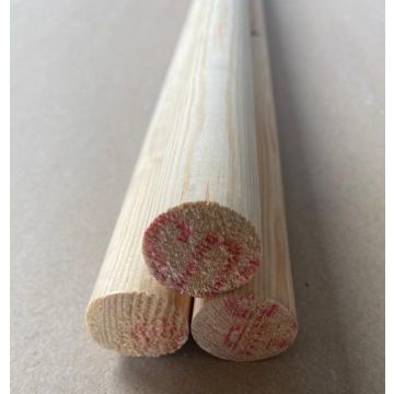 LWK: Grenen Rond Ø 28mm | 2700mm - Hout en Bouwmaterialen - 2023