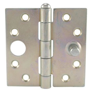 Ivana scharnier galv. rechte hoek 76x76mm SKG**