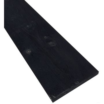 Steigerplank zwart 30x195x3000 mm geïmpregneerd