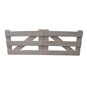 Steigerhouten hek 1mtr(H) 4mtr(B) dubbel
